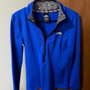 PINK by Victoria's Secret Royal Blue Half-Zip Pullover